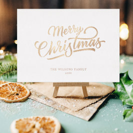 Manuscrito Mínimo Folha de Natal Feliz