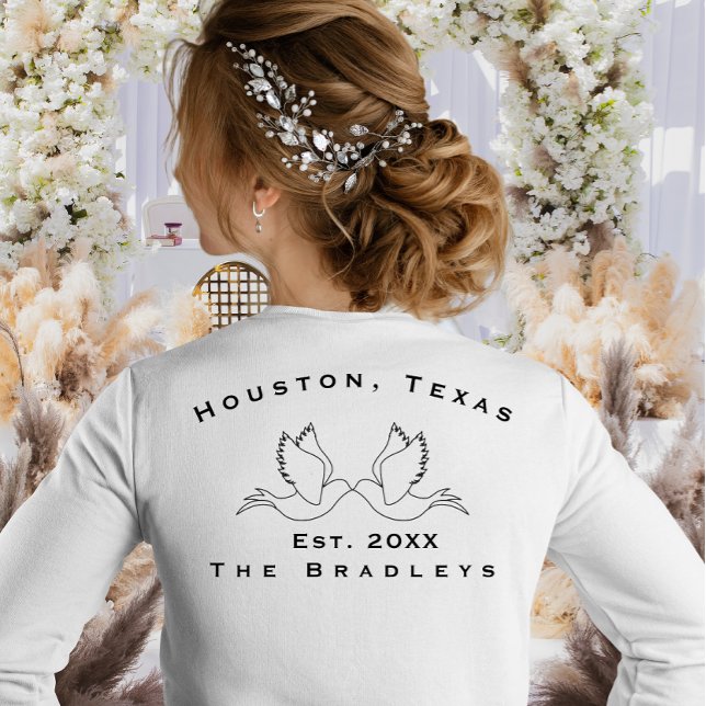 Manutenção de Festas de casamento - Camisa de Grup (Custom Bridesmaid Wedding Party Shirts)