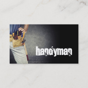 Manutenção, Handyman Cartão de visita