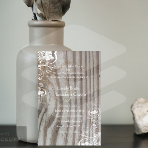 Mão De Banho, Shabby, Convite Para Casamento De La