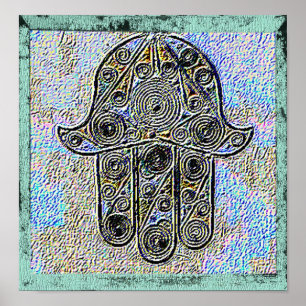 Mão do impressão de Fatima