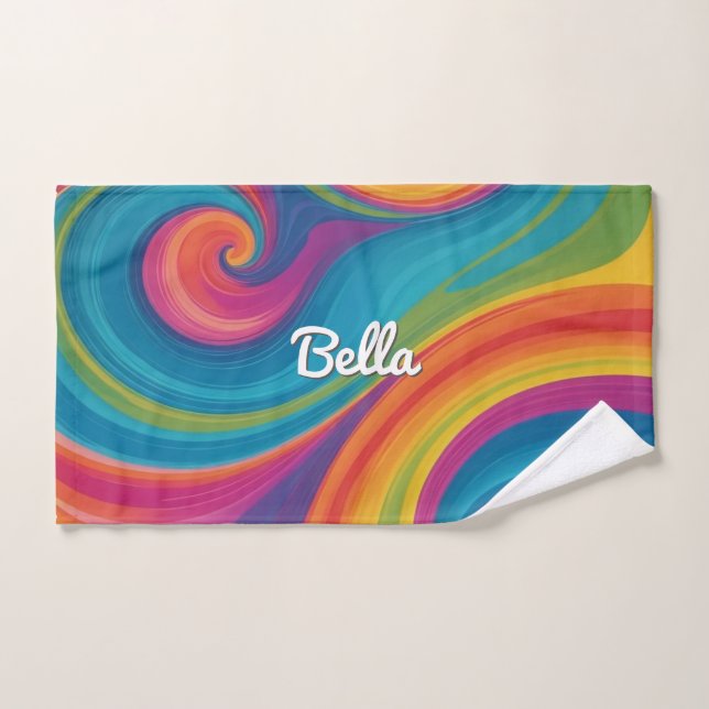 Mão Toalha de Cachorro Personalizada com Design de Red (Toalha de mão)