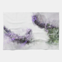Toalha de chá da lavanda
