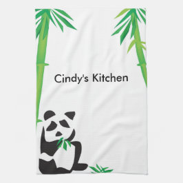 Mão Toalha de cozinha da panda