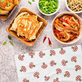 Mão Toalha de cozinha ruiva Whimsical