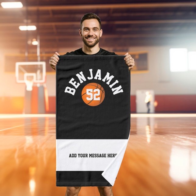 Mão Toalha de esporte de basquete, toalha de banho de  (Criador carregado)