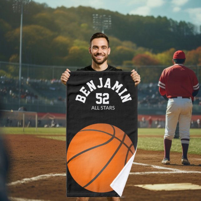 Mão Toalha esportiva de basquete, toalha de banho do t (Criador carregado)