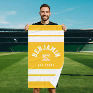 Mão Toalha personalizada de basquetebol desportivo - T