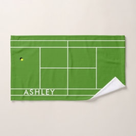 Mão Toalha personalizada de esportes de Tênis