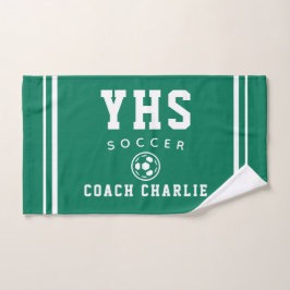 Mão Toalha Personalizada para Treinador de Futebol, Pr