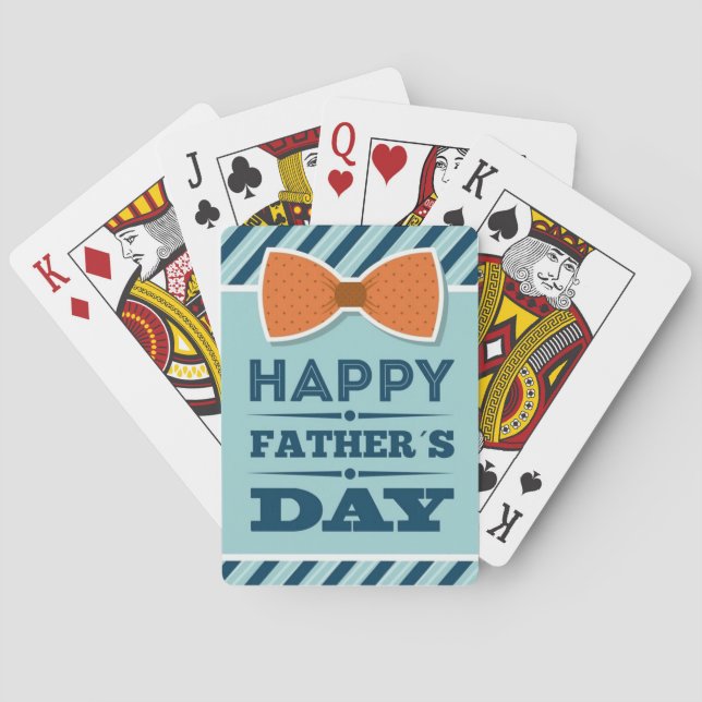 Mão Vencedora do Papai: Cartas de Baralho do Dia d (Verso)