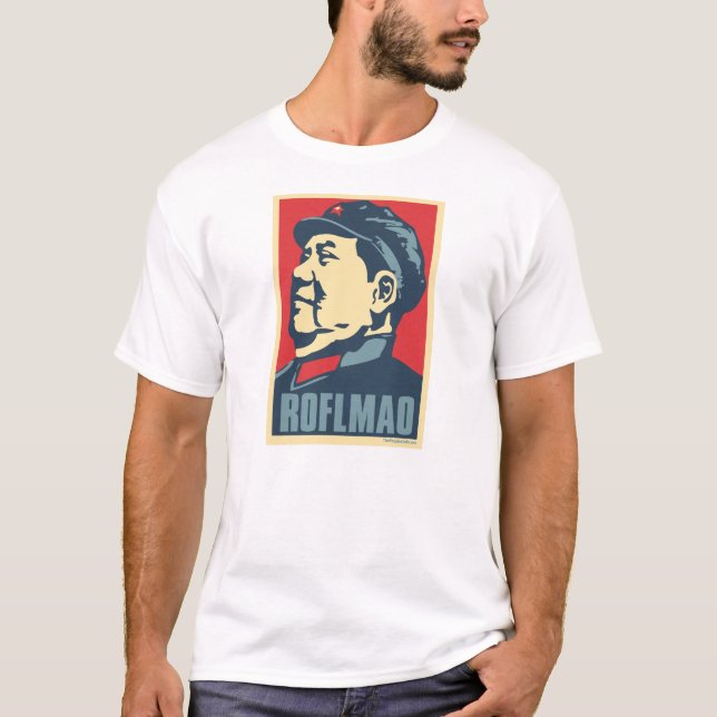 Mao Zedong - ROFLMAO: T-shirt de OHP (Frente)