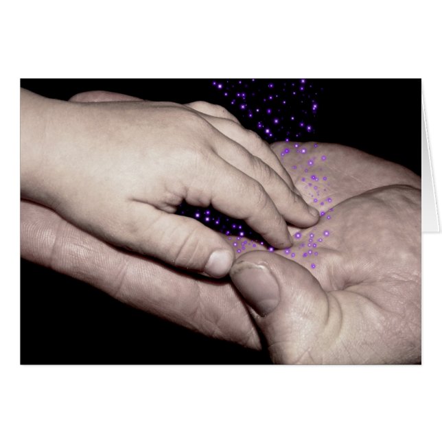 mãos de cura Cartão (Frente Horizontal)