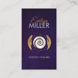 Mãos de cura - Cartão de visita de terapia energét