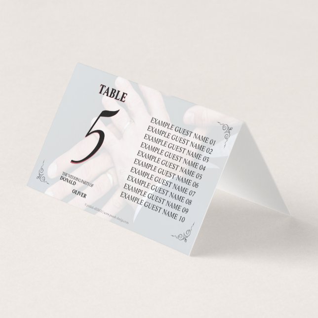 Mãos de um Casal de Casamento Gay com Anéis (Frente)