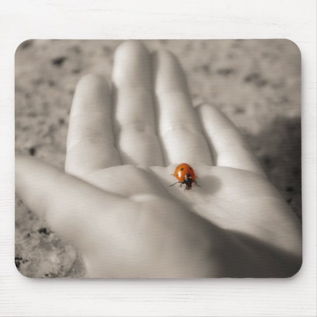 Mãos delicadas Mousepad (Frente)