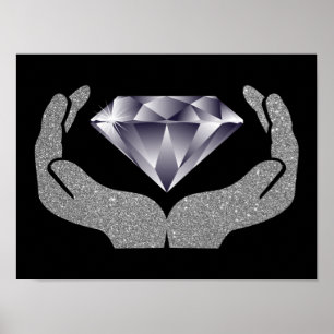 Mãos Diamond Poster