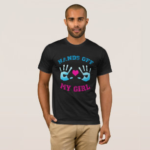 Mãos fora da minha cara e camisas de menina