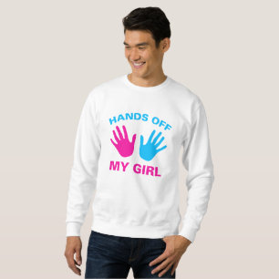 Mãos fora da minha cara e camisas de menina