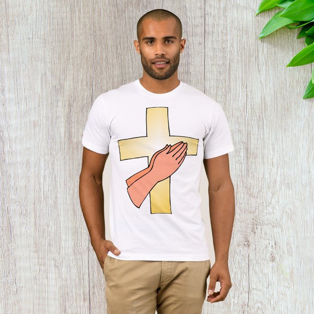 Mãos No Cruzamento Da Camisa T (Criador carregado)