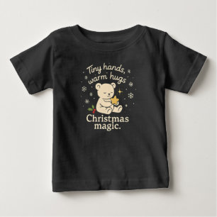 Mãos Pequenas, Abraços Quentes, Camiseta de Bebê M