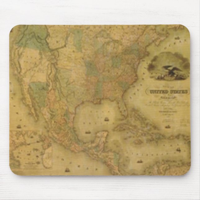 Map Mouse Pad EUA (Frente)