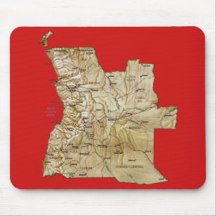 Map Mousepad de Angola