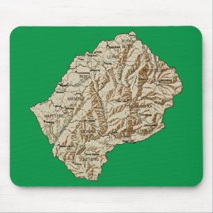 Map Mousepad Lesoto