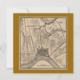 Mapa 1770 de Nova Orleães
