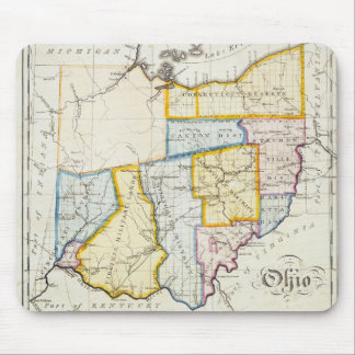 Mapa 1812 de Ohio Mousepad