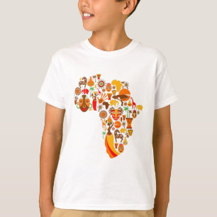 Mapa africano T-Shirt