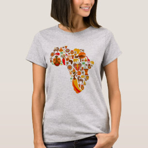 Mapa africano T-Shirt