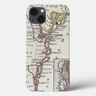 Mapa: America do Norte, C1700