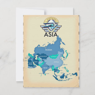 Mapa Antigo da Ásia