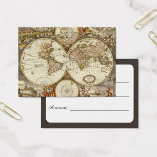 Mapa antigo de Frederick de Wit, c. 1680