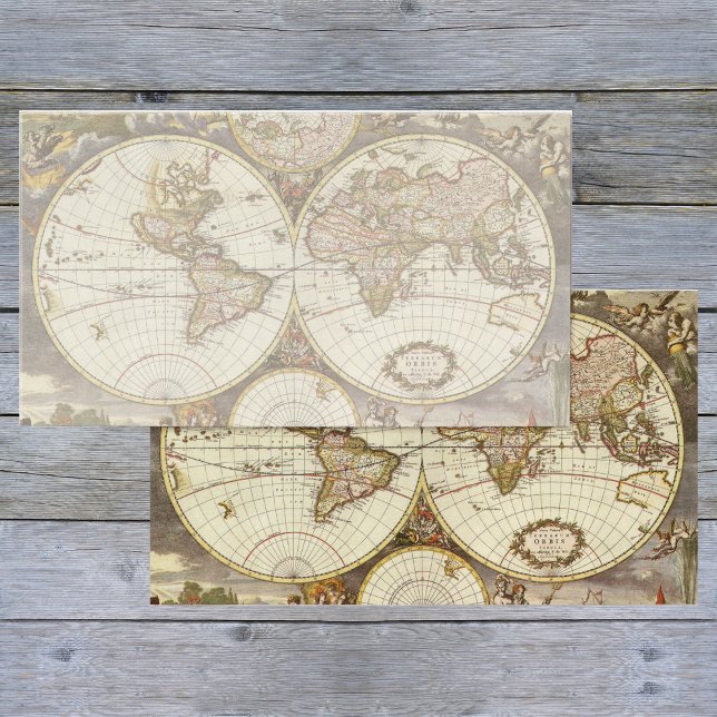 Mapa Antigo do Mundo Antigo por Frederick de Wit,  (Criador carregado)