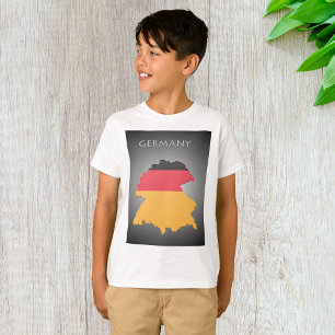 Mapa Da Alemanha Boys T-Shirt