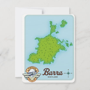 Mapa da Barra Escócia