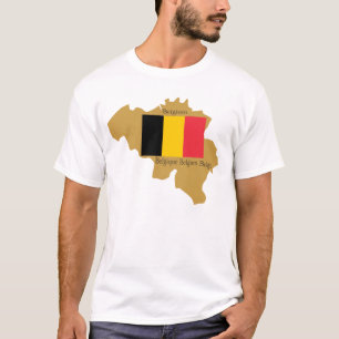 Mapa da camisa de Bélgica