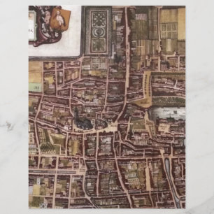 Mapa da cidade de réplica de Haia 1649