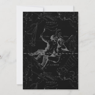Mapa da constelação de Gemini Engrenando por Hev