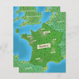 Mapa Da França