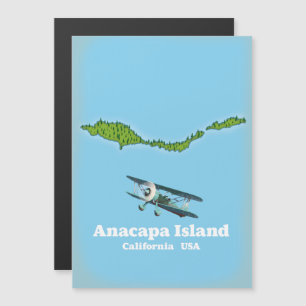 Mapa da Ilha Anacapa Califórnia EUA