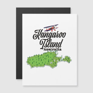 Mapa da Ilha Kangaroo Austrália