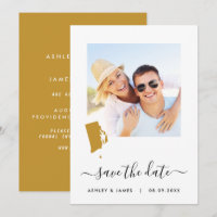 Mapa da Ilha Rhode Foto Casamento Salve o Cartão d