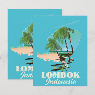 Mapa da Indonésia Lombok
