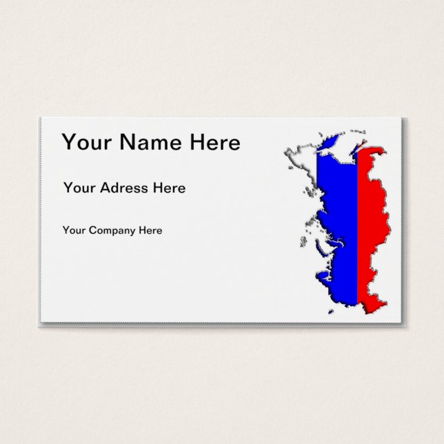 Mapa da Rússia (Frente)