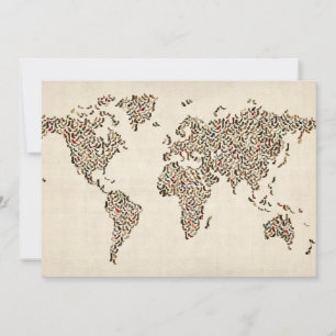 Mapa das Senhoras e Calçados do Mapa Mundial