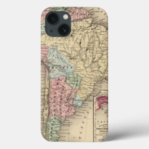 Mapa de Ámérica do Sul por Mitchell