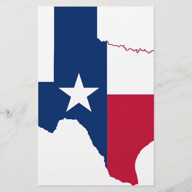 Mapa de bandeira do Texas (Frente)